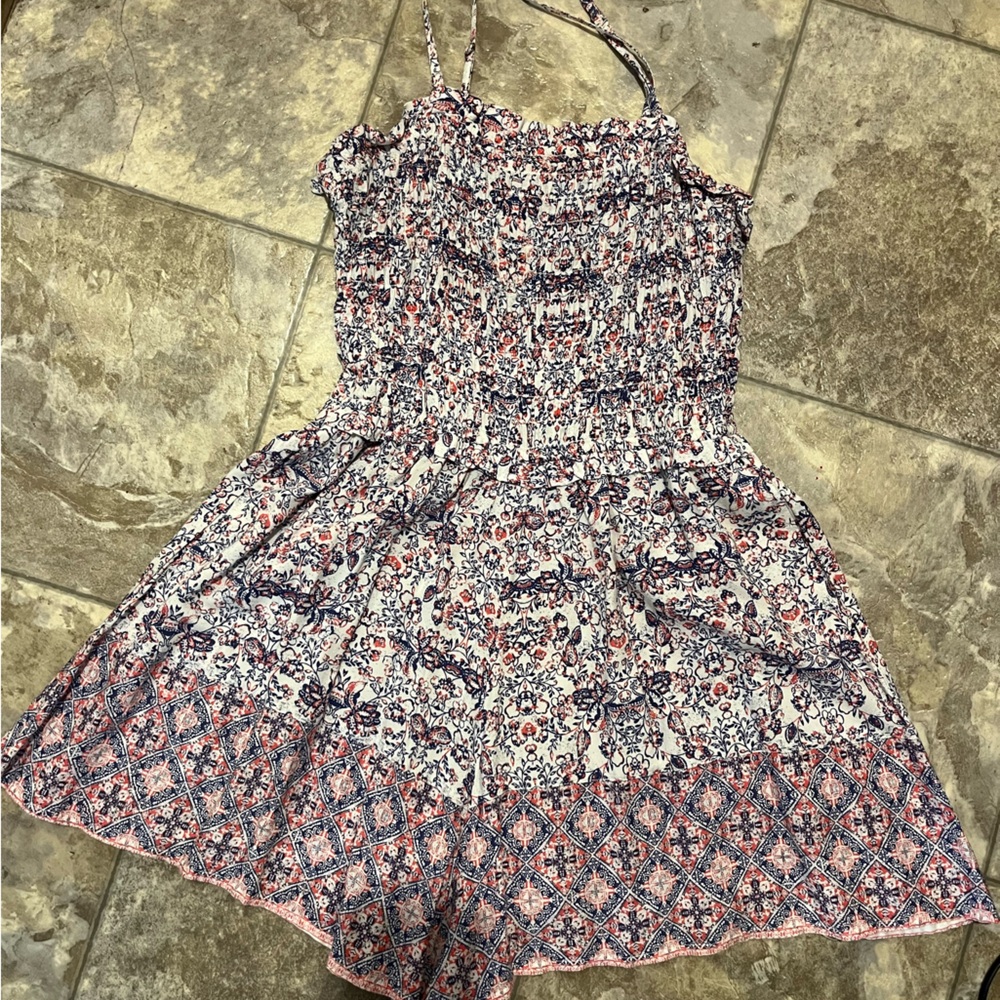 Jessica Simpson Red and Blue Floral shorts